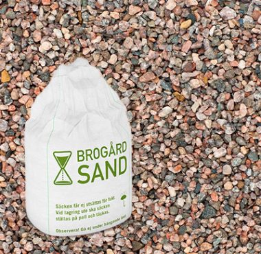 Natursingel 2-4 mm i storsäck